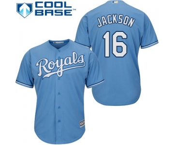 Royals #16 Bo Jackson Light Blue Cool Base Stitched Youth Baseball Jersey