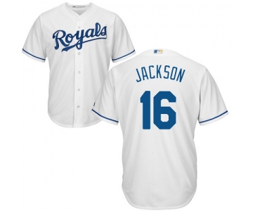 Royals #16 Bo Jackson White Cool Base Stitched Youth Baseball Jersey