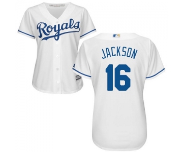 Royals #16 Bo Jackson White Home Women's Stitched Baseball Jersey