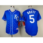 Kansas City Royals #5 George Brett 2014 Blue Jersey