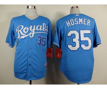 Kansas City Royals #35 Eric Hosmer Light Blue Jersey