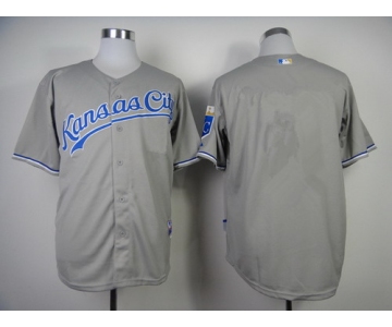 Kansas City Royals Blank Gray Jersey