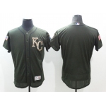 Men Kansas City Royals Blank Green Camo Elite 2022 MLB Jersey