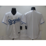 Men Kansas City Royals Blank White Game Nike MLB Jerseys