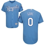 Men's Kansas City Royals #0 Terrance Gore Majestic Light Blue 2016 Flexbase Authentic Collection Jersey