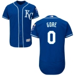 Men's Kansas City Royals #0 Terrance Gore Majestic Royal Blue 2016 Flexbase Authentic Collection Jersey