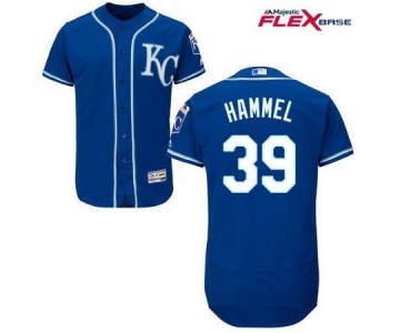 Men's Kansas City Royals #39 Jason Hammel Navy Blue Alternate Stitched MLB Majestic Flex Base Jersey