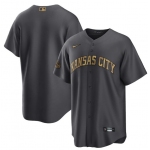 Men's Kansas City Royals Blank Charcoal 2022 All-Star Cool Base Stitched Baseball Jersey