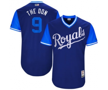 Men's Kansas City Royals Drew Butera The Don Majestic Royal 2017 Players Weekend Authentic Jersey