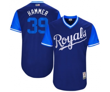 Men's Kansas City Royals Jason Hammel Hammer Majestic Royal 2017 Players Weekend Authentic Jersey