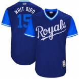 Men's Kansas City Royals Whit Merrifield Whit Bird Majestic Royal 2017 Players Weekend Authentic Jersey