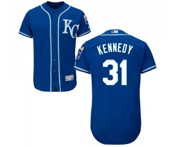 Royals #31 Ian Kennedy Royal Blue Flexbase Authentic Collection Stitched Baseball Jersey