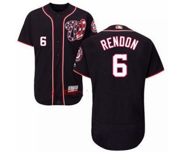 Men's Majestic Washington Nationals #6 Anthony Rendon Navy Blue Flexbase Authentic Collection MLB Jersey