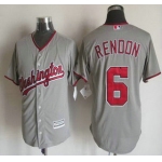 Men's Washington Nationals ##6 Anthony Rendon Away Gray 2015 MLB Cool Base Jersey