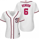 Nationals #6 Anthony Rendon White Home Women's Stitched Baseball Jersey