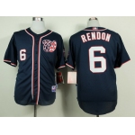 Washington Nationals #6 Anthony Rendon Navy Blue Jersey