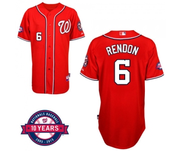 Washington Nationals #6 Anthony Rendon Red 10TH Jersey