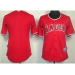 LA Angels of Anaheim Blank Red Jersey