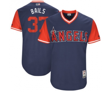 Men's Los Angeles Angels Andrew Bailey Bails Majestic Navy 2017 Players Weekend Authentic Jersey