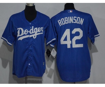 Youth Los Angeles Dodgers #42 Jackie Robinson Retired Stitched MLB Majestic Cool Base Jersey