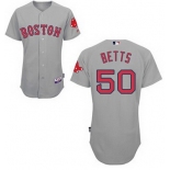 Boston Red Sox #50 Mookie Betts Gray Jersey