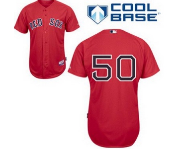 Boston Red Sox #50 Mookie Betts Red Jersey