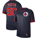 Men's Boston Red Sox #50 Mookie Betts Navy Authentic Cooperstown Collection Stitched Baseball Jersey