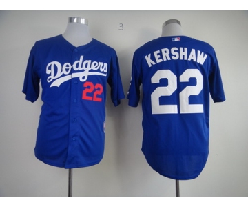 Los Angeles Dodgers #22 Clayton Kershaw Blue Jersey