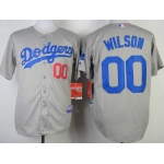 Los Angeles Dodgers #00 Brian Wilson 2014 Gray Jersey