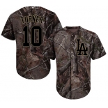 Los Angeles Dodgers #10 Justin Turner Camo Realtree Collection Cool Base Stitched Baseball Jersey