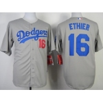 Los Angeles Dodgers #16 Andre Ethier 2014 Gray Jersey