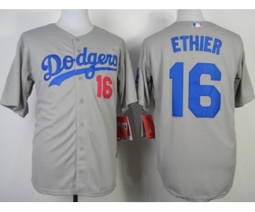 Los Angeles Dodgers #16 Andre Ethier 2014 Gray Jersey