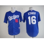 Los Angeles Dodgers #16 Andre Ethier Blue Jersey