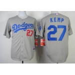 Los Angeles Dodgers #27 Matt Kemp 2014 Gray Jersey