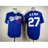 Los Angeles Dodgers #27 Matt Kemp Blue Jersey