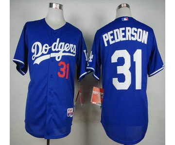 Los Angeles Dodgers #31 Joc Pederson Blue Jersey