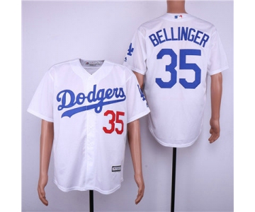 Los Angeles Dodgers 35 Cody Bellinger White Cool Base Jersey