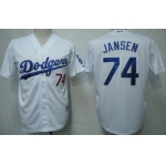 Los Angeles Dodgers #74 Kenley Jansen White Jersey