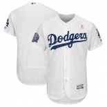Los Angeles Dodgers Blank White 2018 Mother's Day Flexbase Jersey