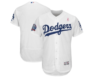 Los Angeles Dodgers Blank White 2018 Mother's Day Flexbase Jersey