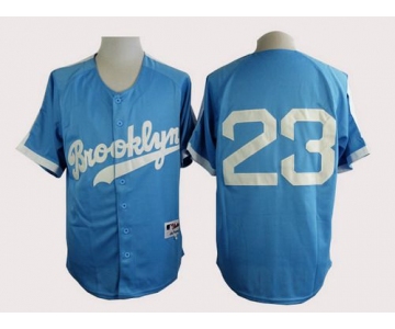 Men's Los Angeles Dodgers #23 Adrian Gonzalez Brooklyn Blue Majestic Jersey