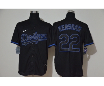 Men's Los Angeles Dodgers #24 Kobe Bryant Lights Out Black Fashion Stitched MLB Cool Base Nike Jersey