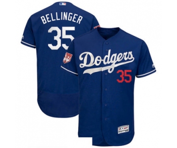 Men's Los Angeles Dodgers 35 Cody Bellinger Royal 2019 Spring Training Flexbase Jersey