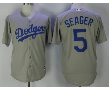 Men's Los Angeles Dodgers #5 Corey Seager White Home Stitched MLB Majestic Cool Base Jersey