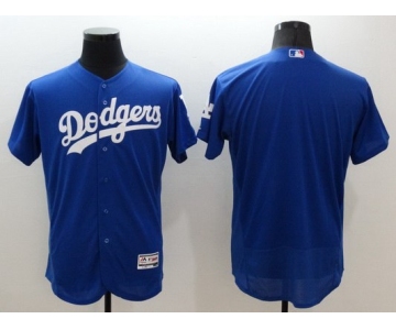 Men's Los Angeles Dodgers Blank Blue Flexbase 2016 MLB Player Jersey