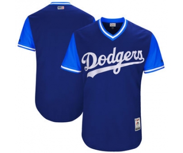 Men's Los Angeles Dodgers Majestic Navy 2017 Players Weekend Authentic Team Jersey