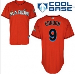Miami Marlins #9 Dee Gordon Orange Jersey