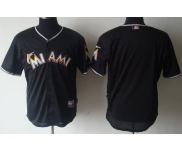 Miami Marlins Blank Black Jersey