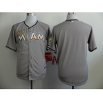 Miami Marlins Blank Gray Jersey