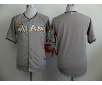 Miami Marlins Blank Gray Jersey